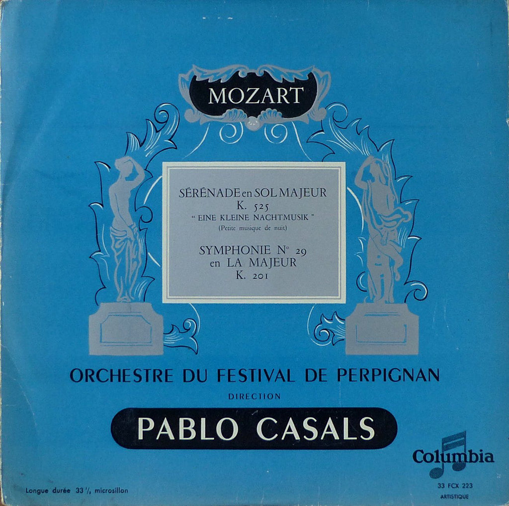 Casals: Mozart Eine Kliene Nachtmusik + Symphony No. 29 - Columbia 33 FCX 223