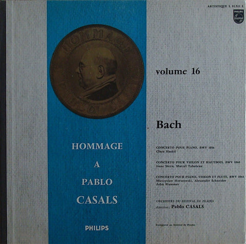 LP - Casals/Prades FO: Bach BWV 1056 (Haskil) + BWV 1060, Etc. - Philips L 01.511 L