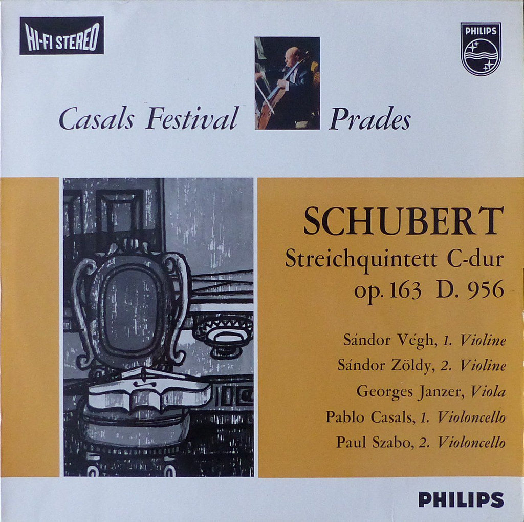 Casals et al: Schubert String Quintet D. 956 - Philips 835 099 AY