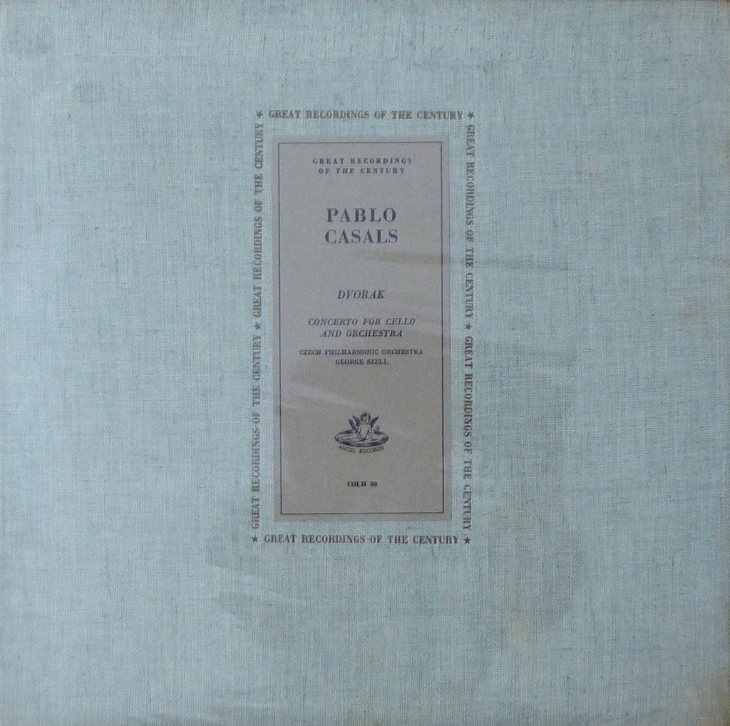 Casals/Szell: Dvorak Cello Concerto - Angel COLH 30 (sealed)