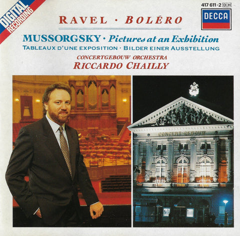 Chailly: Mussorgsky Pictures at an Exhibition + Bolero - Decca 417 611-2