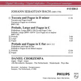 Chorzempa: Bach Toccata & Fugue in D minor, etc. - Philips 410 038-2