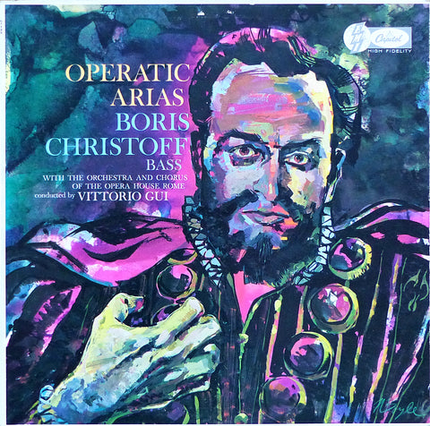 Boris Christoff: Operatic Arias (Verdi & Bellini) - Capitol G 7125