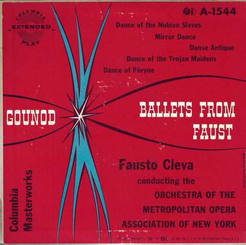 Cleva/MET: Ballets from Faust - Columbia A-1544 (7" EP)