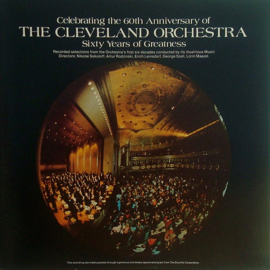 LP - Cleveland Orchestra: 60 Years Of Greatness - Musical Arts Association CLO-20-789