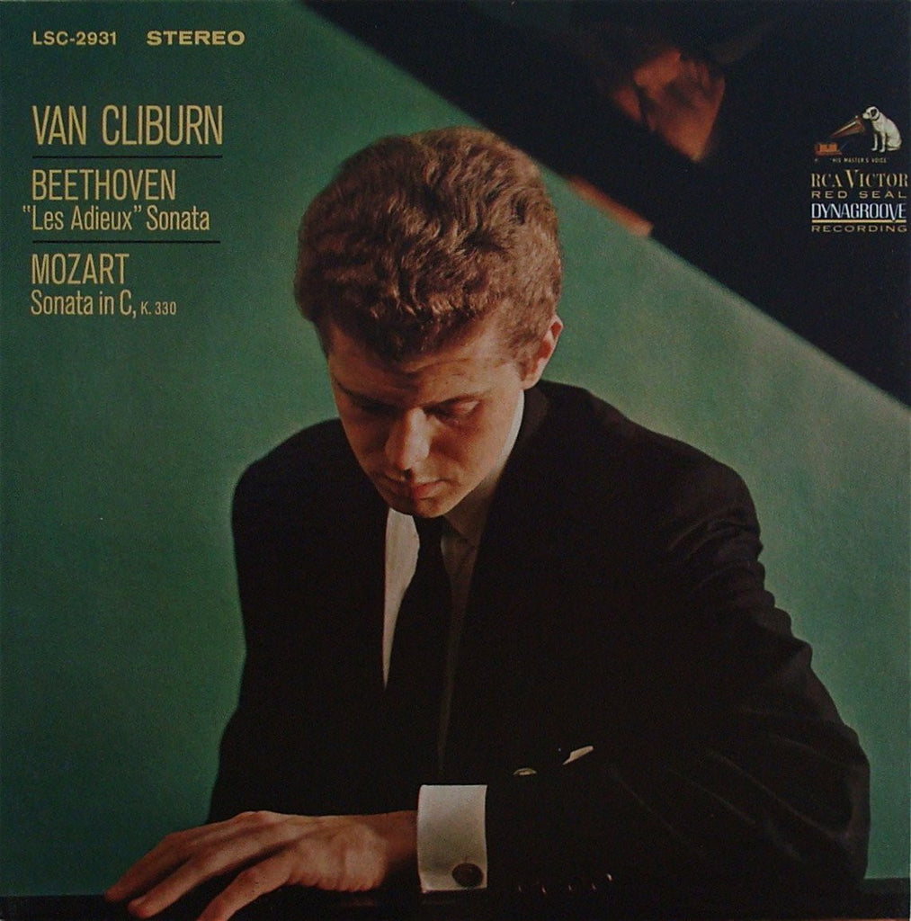 LP - Cliburn: Beethoven "Les Adieux" & Mozart K. 330 Sonatas - RCA LSC-2931