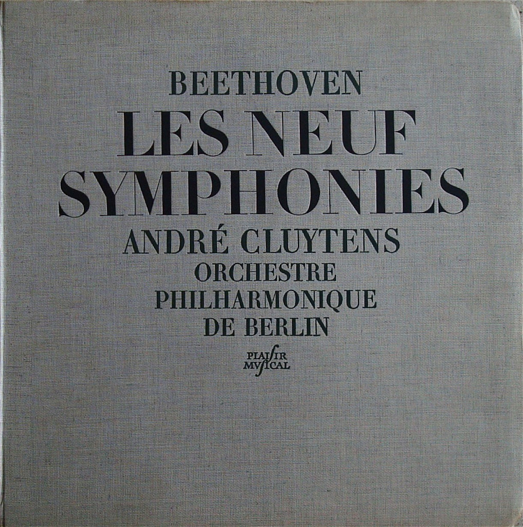 LP - Cluytens/BPO: Beethoven The 9 Symphonies - FALP 30231/39 (9 LP Box Set)