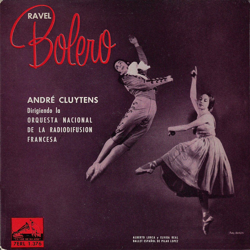 Cluytens/ONRF: Ravel Bolero - La Voz de su Amo 7ERL 7.376 (7" EP)