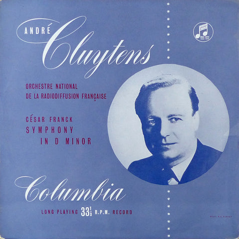 Cluytens/ONRF: Franck Symphony in D minor - Columbia 33CX 1064