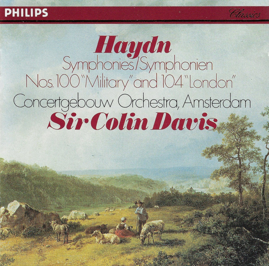Colin Davis: Haydn Symphonies Nos. 100 & 104 - Philips 411 449-2