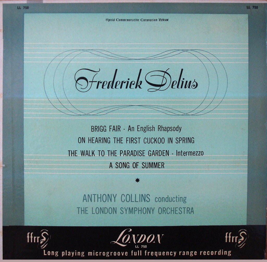 LP - Collins/LSO: Delius Brigg Fair, A Song Of Summer, Etc. - London LL 758