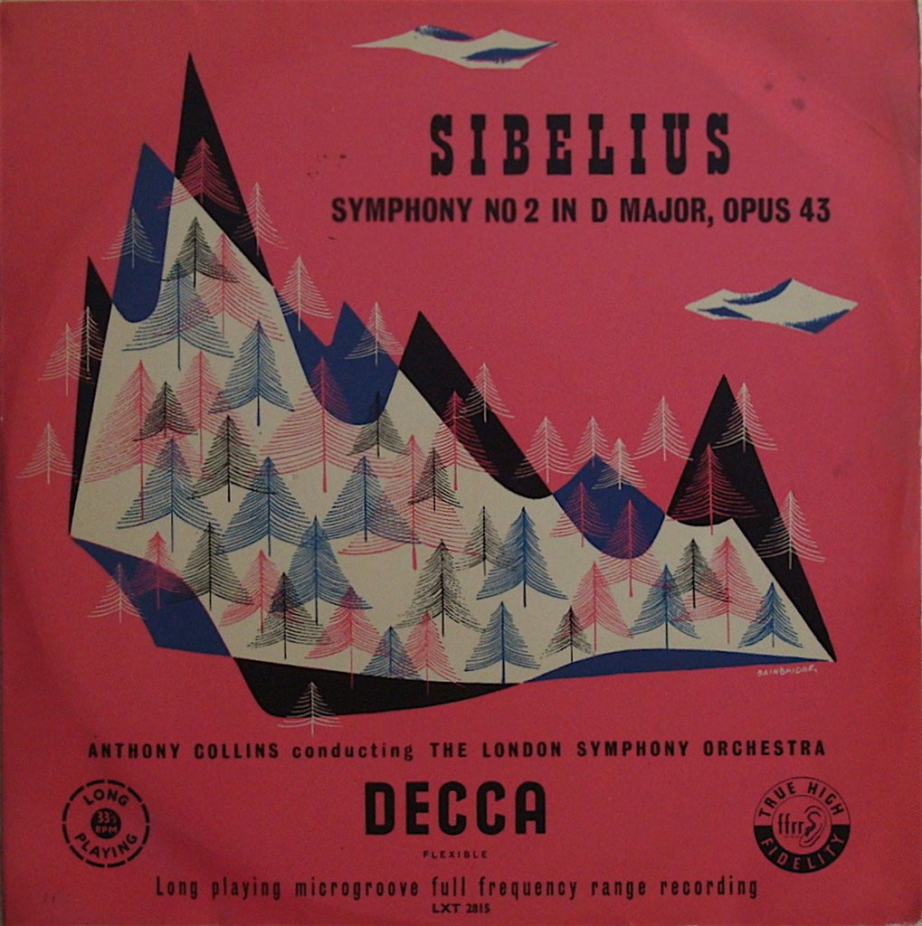 LP - Collins/LSO: Sibelius Symphony No. 2 In D Major Op. 43 - Decca LXT 2815