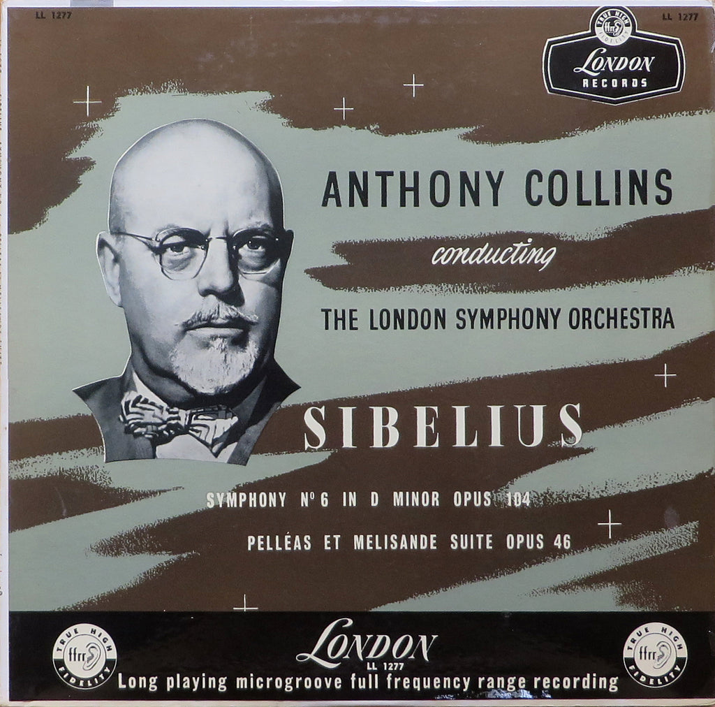 Collins/LSO: Sibelius Symphony No. 6, etc. - London LL 1277