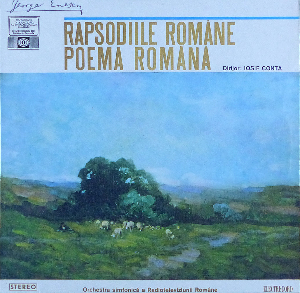 Conta: Enescu Romanian Rhapsodies 1 & 2, etc. - Electrecord ST-ECE 0817