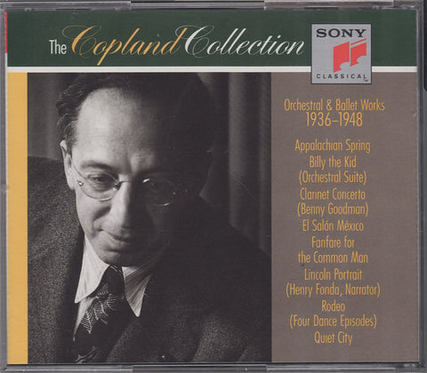 CD - Copland: Orchestral & Ballet Works 1936-1948 - Sony SM3K 46559 (3CD Set)