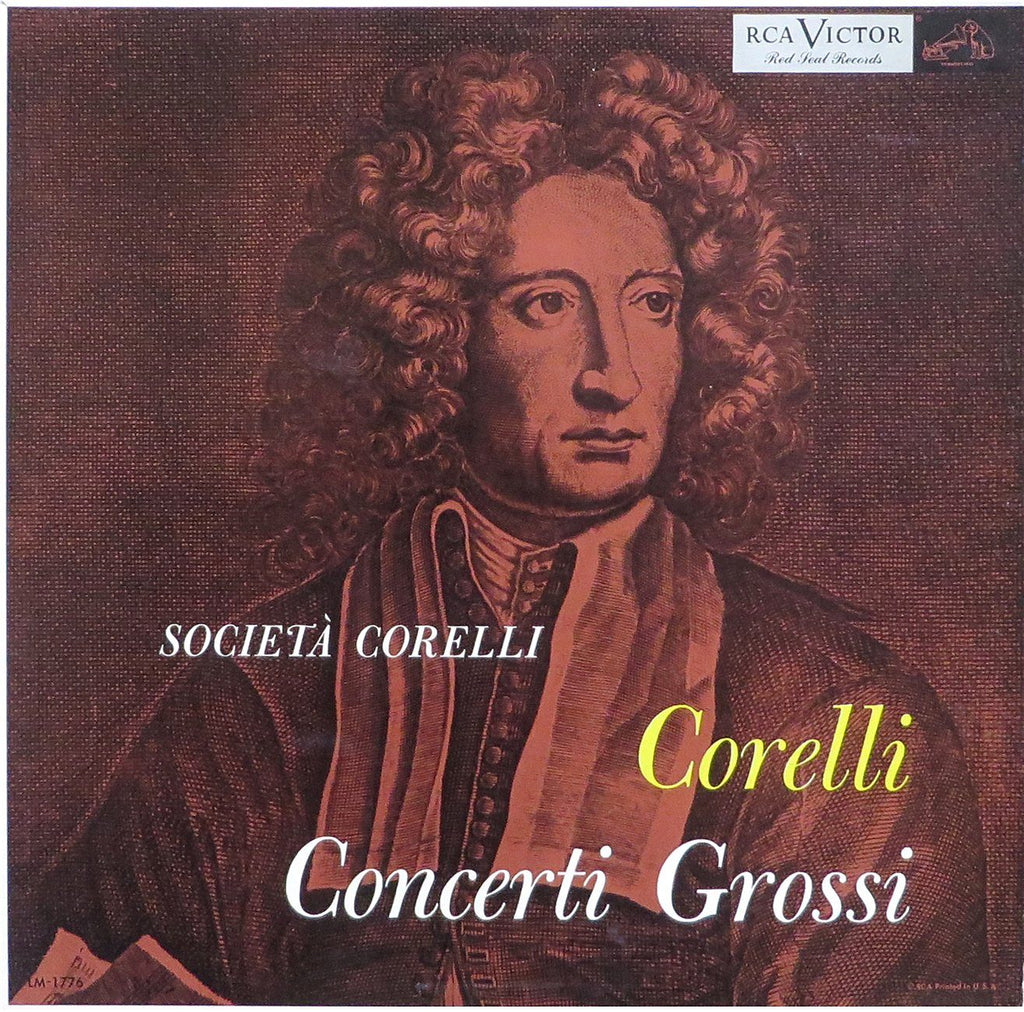 Società Corelli: Corelli Concerti Grossi Op. 6 Nos. 1/2/7/8/9 - RCA LM-1776