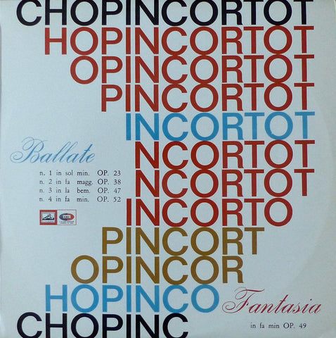 Cortot: Chopin 4 Ballades - La Voce del Padrone COLH 91