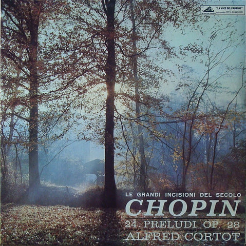 LP - Cortot: Chopin 24 Preludes Op. 28, Etc. - La Voce Del Padrone COLH 38