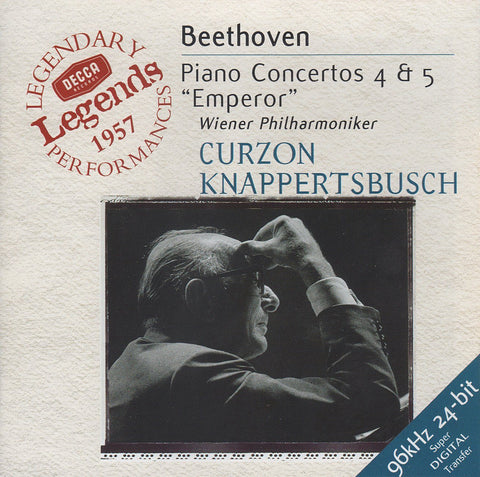 Curzon: Beethoven Piano Concertos Nos. 4 & 5 - Decca 467 126-2