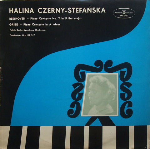 LP - Czerny-Stefanska: Concertos By Beethoven Op. 19 & Grieg Op. 16 - Muza SXL 0107