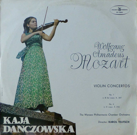Danczowska: Mozart Violin Concertos K. 207 & K. 218 - Muza SX 0865
