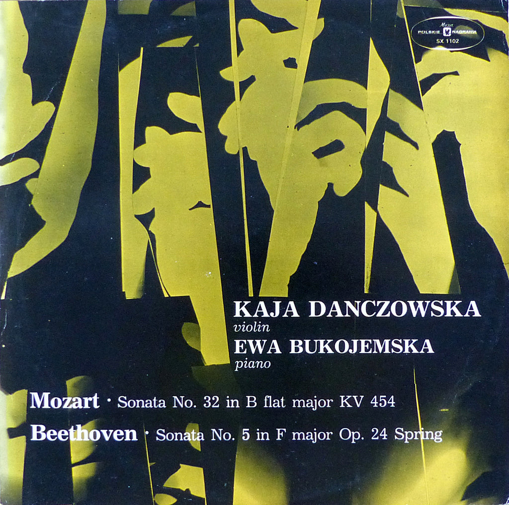 Danczowska: Beethoven "Spring" + Mozart K. 454 Sonatas - Muza SX 1102