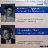 LP - Tippett Concerto For Orch (Davis)/Goehr Little Sym (Del Mar) - Philips SAL 3497