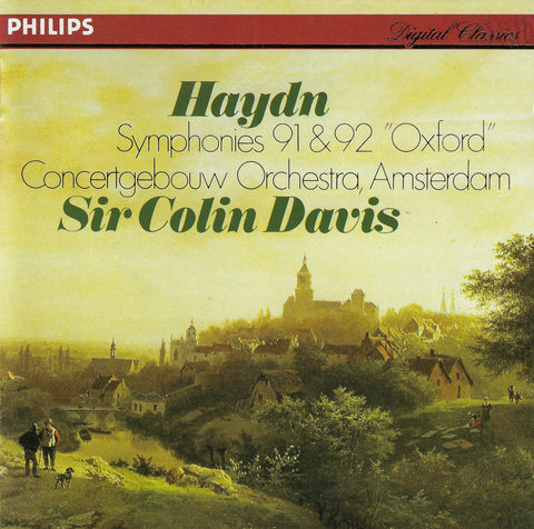 Davis: Haydn Symphonies Nos. 91 & 92 "Oxford" - Philips 410 390-2