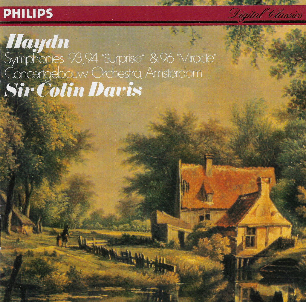 Davis: Haydn Symphonies Nos. 93, 94 & 96 - Philips 412 871-2