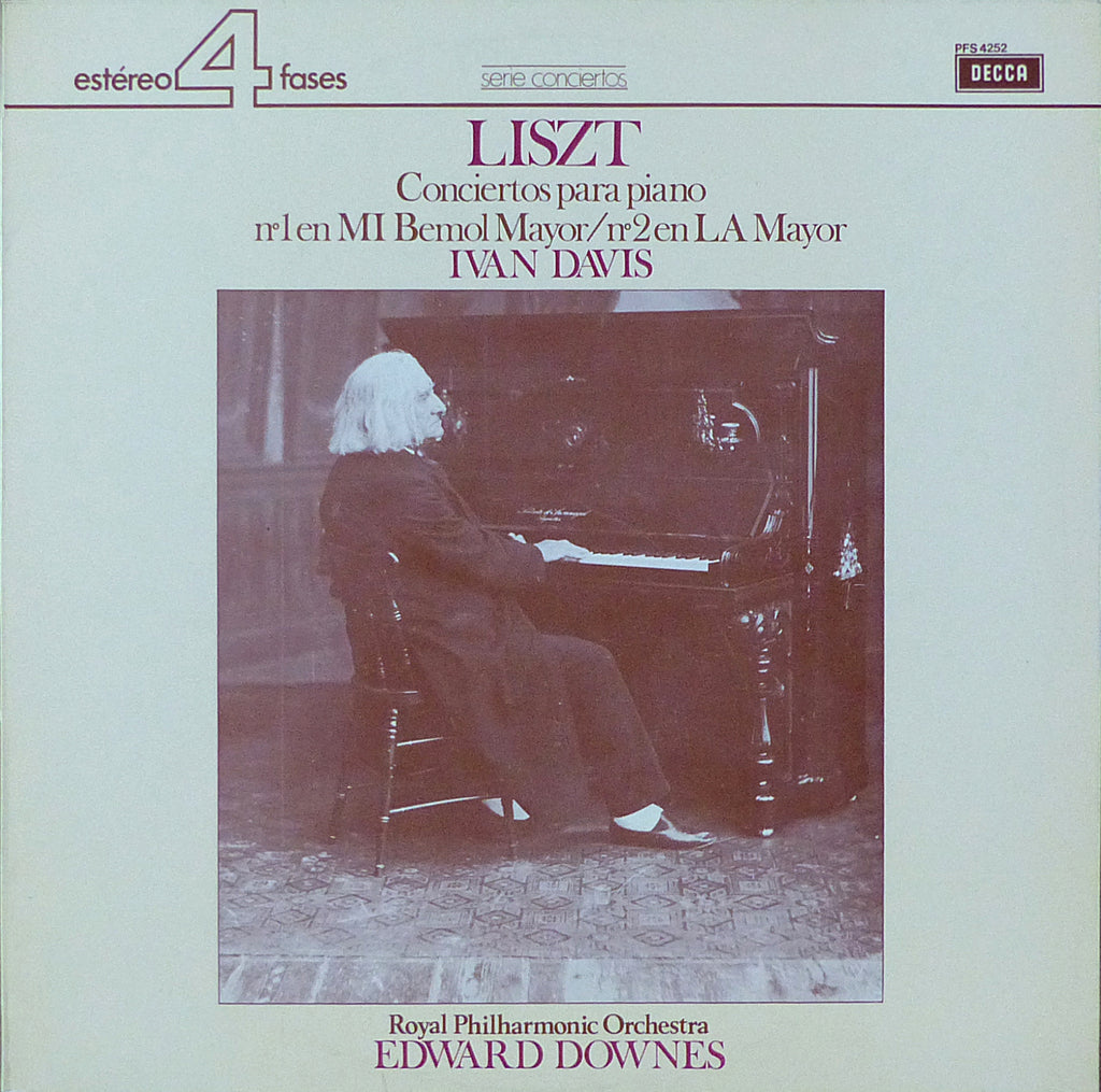 Ivan Davis: Liszt Piano Concertos Nos. 1 & 2 - Decca Spain PFS 4252