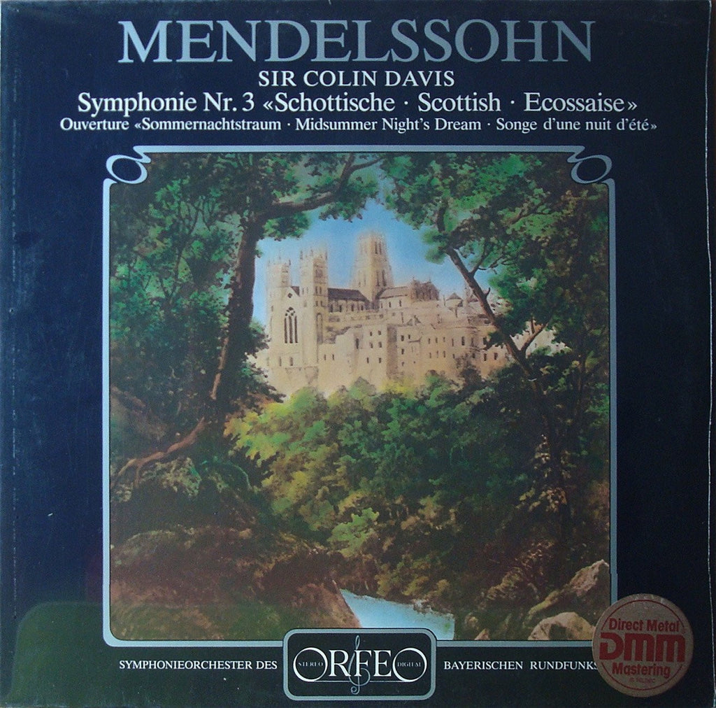 LP - Davis: Mendelssohn "Scottish" Sym, Etc. - Orfeo S 089 841 A (DDD, Sealed)