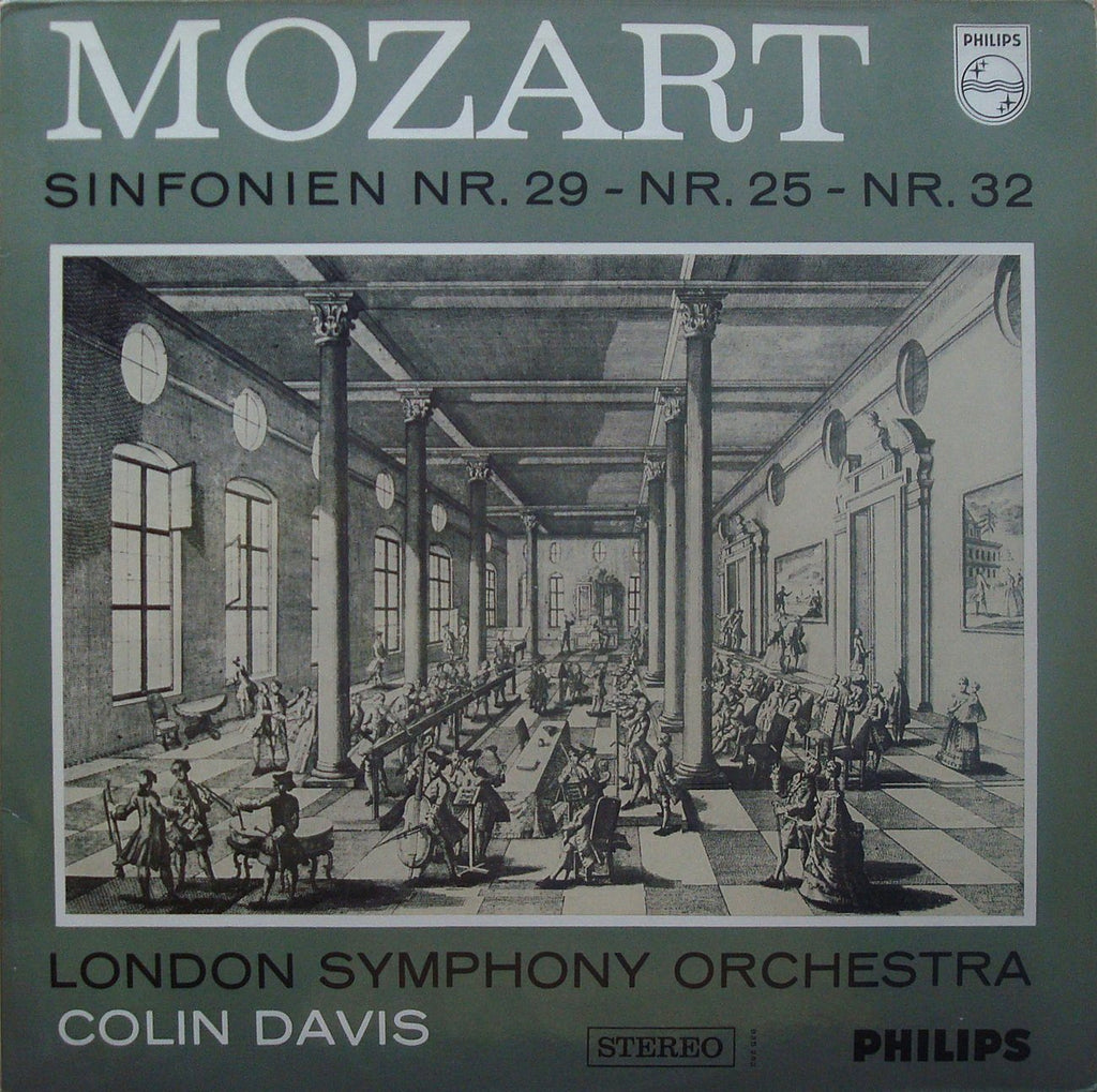 Davis/LSO: Mozart Symphonies Nos. 25, 29 & 32 - Philips 835 262 AY (red/silver)