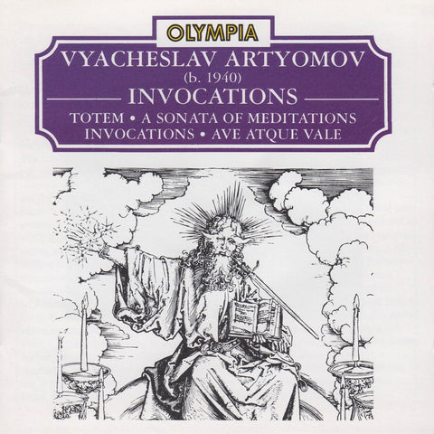 CD - Davydova: Artyomov Invocations, Totem, Ave Atque Vale - Olympia OCD 514