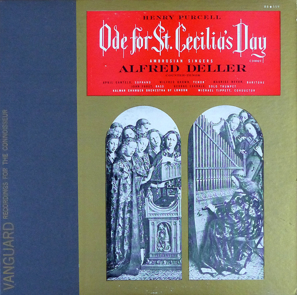Deller/Tippett: Purcell Ode for St. Cecilia's Day - Vanguard BG-559