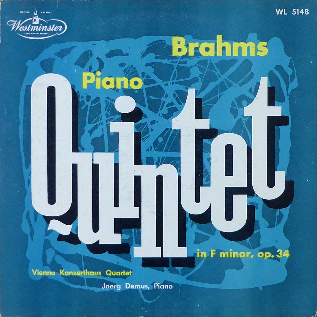 Demus/Konzerthaus Qt: Brahms Pf Quintet Op. 34 - Westminster WL 5148