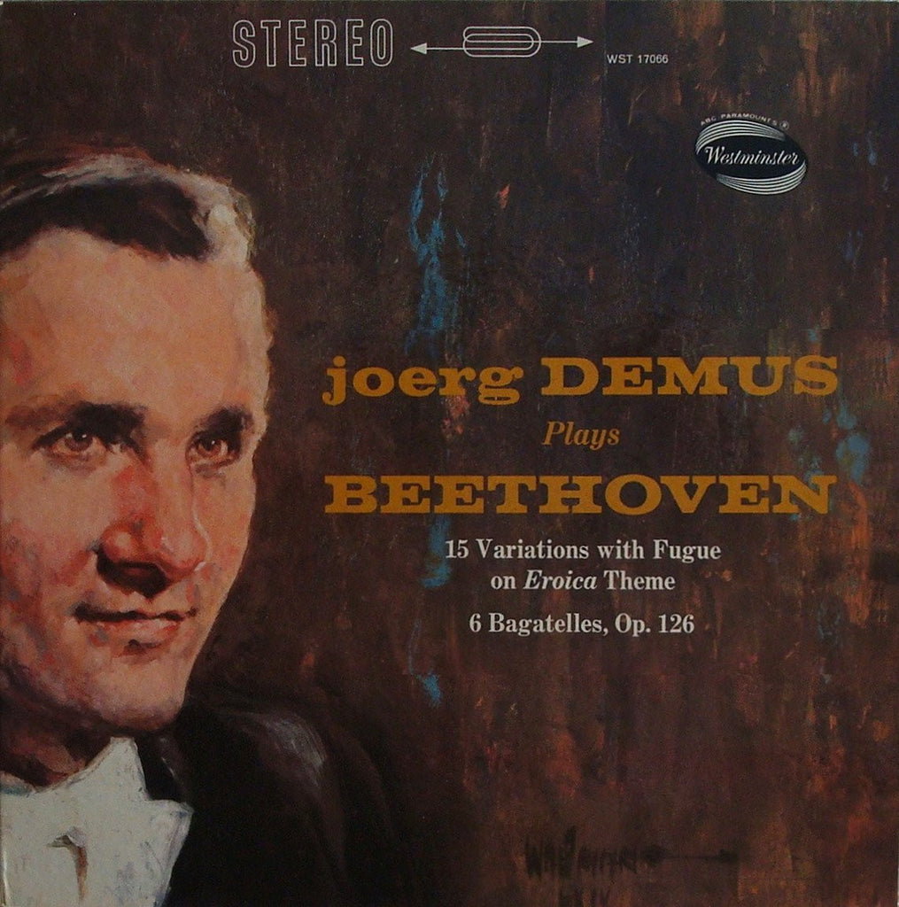 LP - Demus: Beethoven Eroica Variations + Bagatelles Op. 126 - Westminster WST-17066