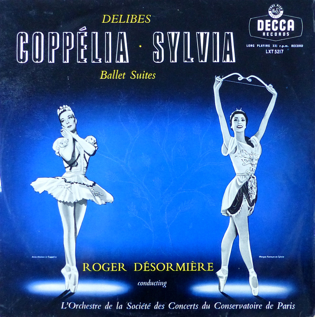 Désormière: Delibes Coppélia & Sylvia Suits - Decca LXT 5217