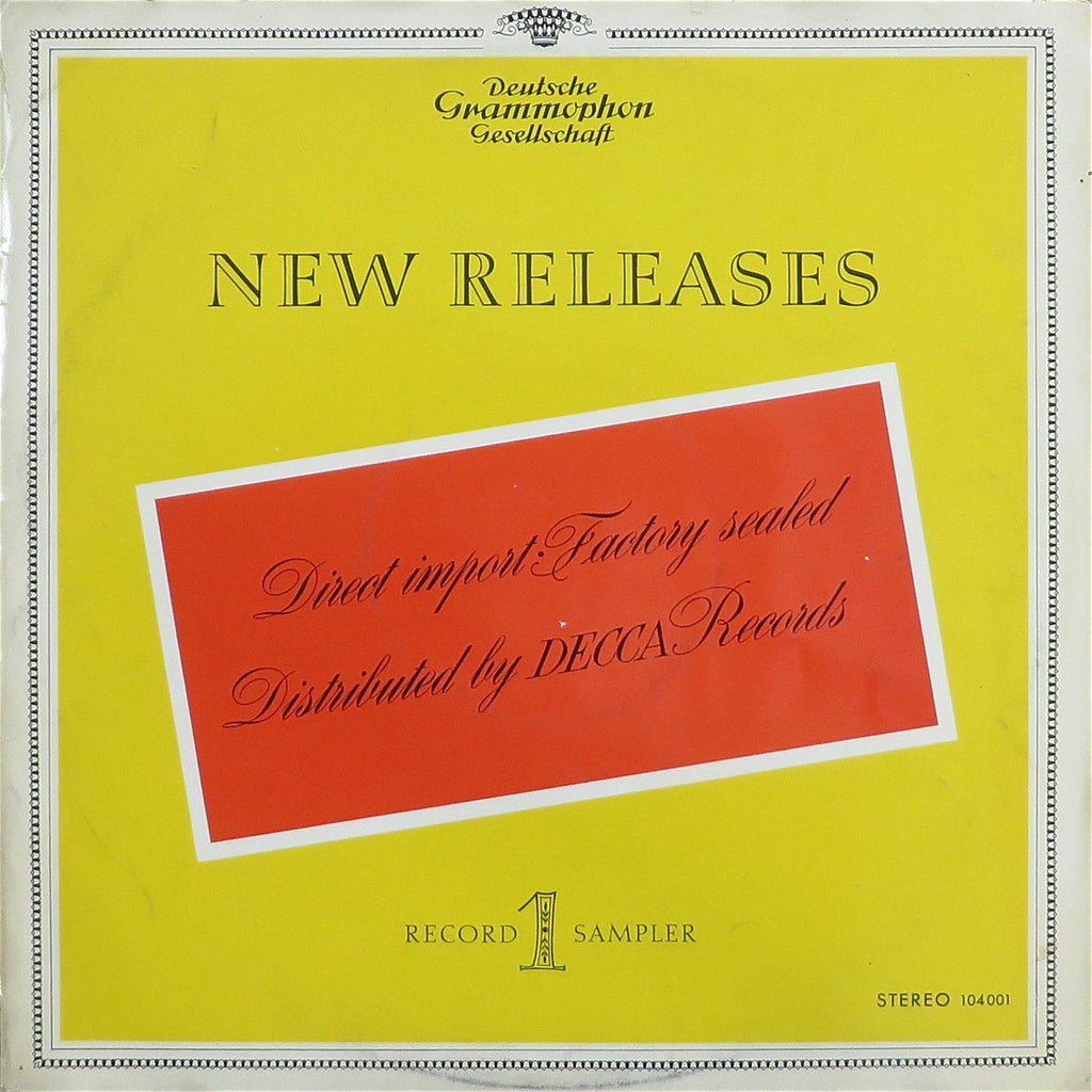 Deutsche Grammophon: New Releases Record Sampler - DG 104 001