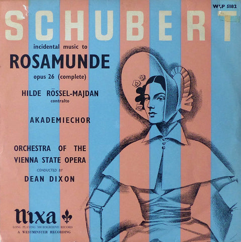 Dixon: Schubert Rosamunde Incidental Music (compl) - Nixa WLP 5182