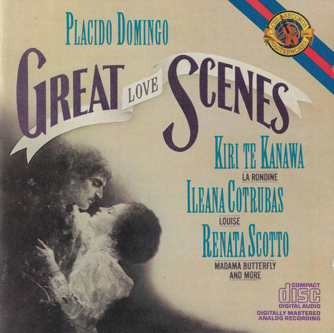 Domingo: Great Loves Scenes (Te Kanawa, Cotrubas & Scotto) - CBS MK 39030