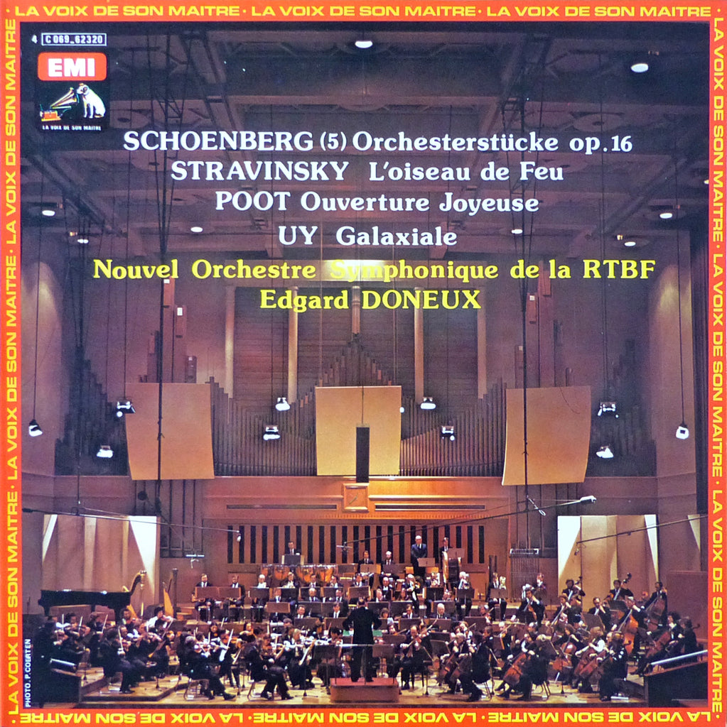 Doneux: Stravinsky, Schoenberg, Poot & Uy - EMI C 069-62320