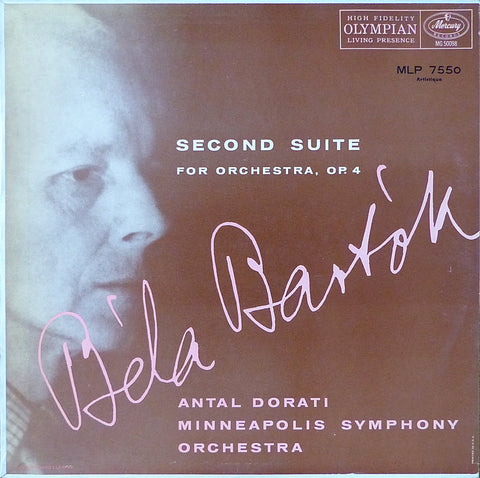 Dorati: Bartok Second Suite for Orchestra - Mercury MLP 7550