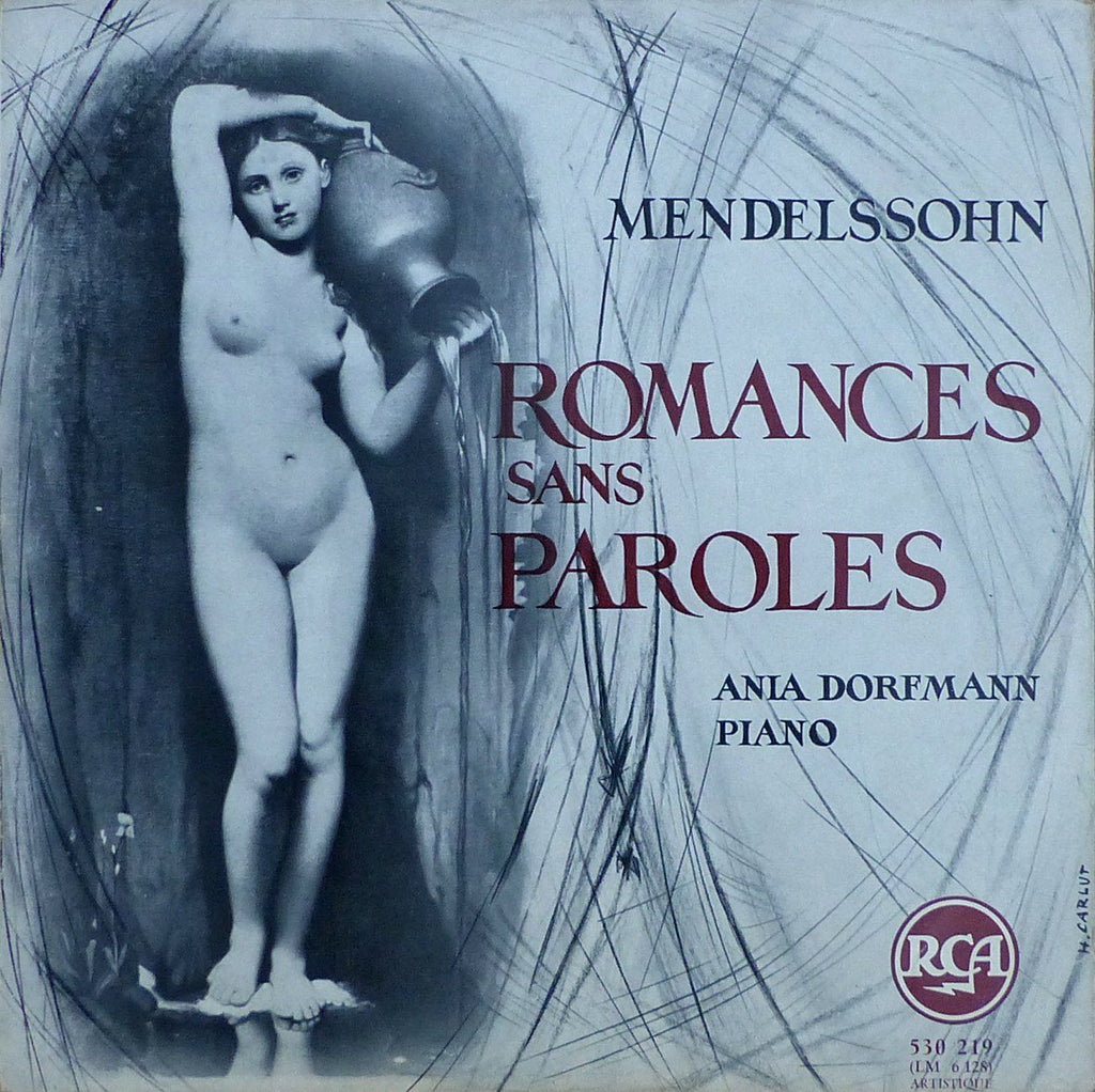 Dorfmann: Mendelssohn Songs without Words - RCA 530 219 (LM 6128)