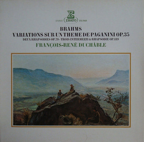 LP - Duchable: Brahms Paganini Variations Op. 35, Rhapsodies Op. 79, Etc. - Erato STU 71401