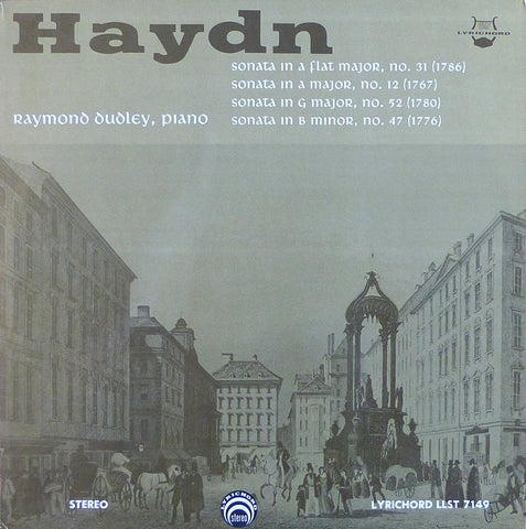 Raymond Dudley: Haydn 4 Piano Sonatas - Lyrichord LLST 7149