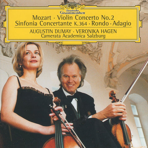 Dumay/Hagen: Mozart Sinfonia Concertante K. 364, etc. - DG 456 675-2