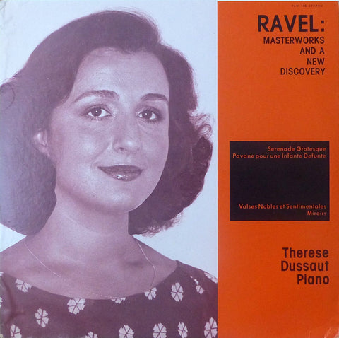 Dussaut: Ravel Valses nobles et sentimentales, Miroirs, etc. - Pandora Records PAN 108