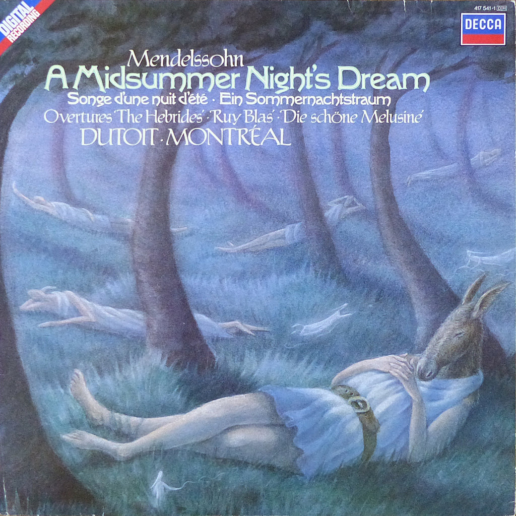 Dutoit: Midsummer Night's Dream + 3 Overtures - Decca 417 541-1
