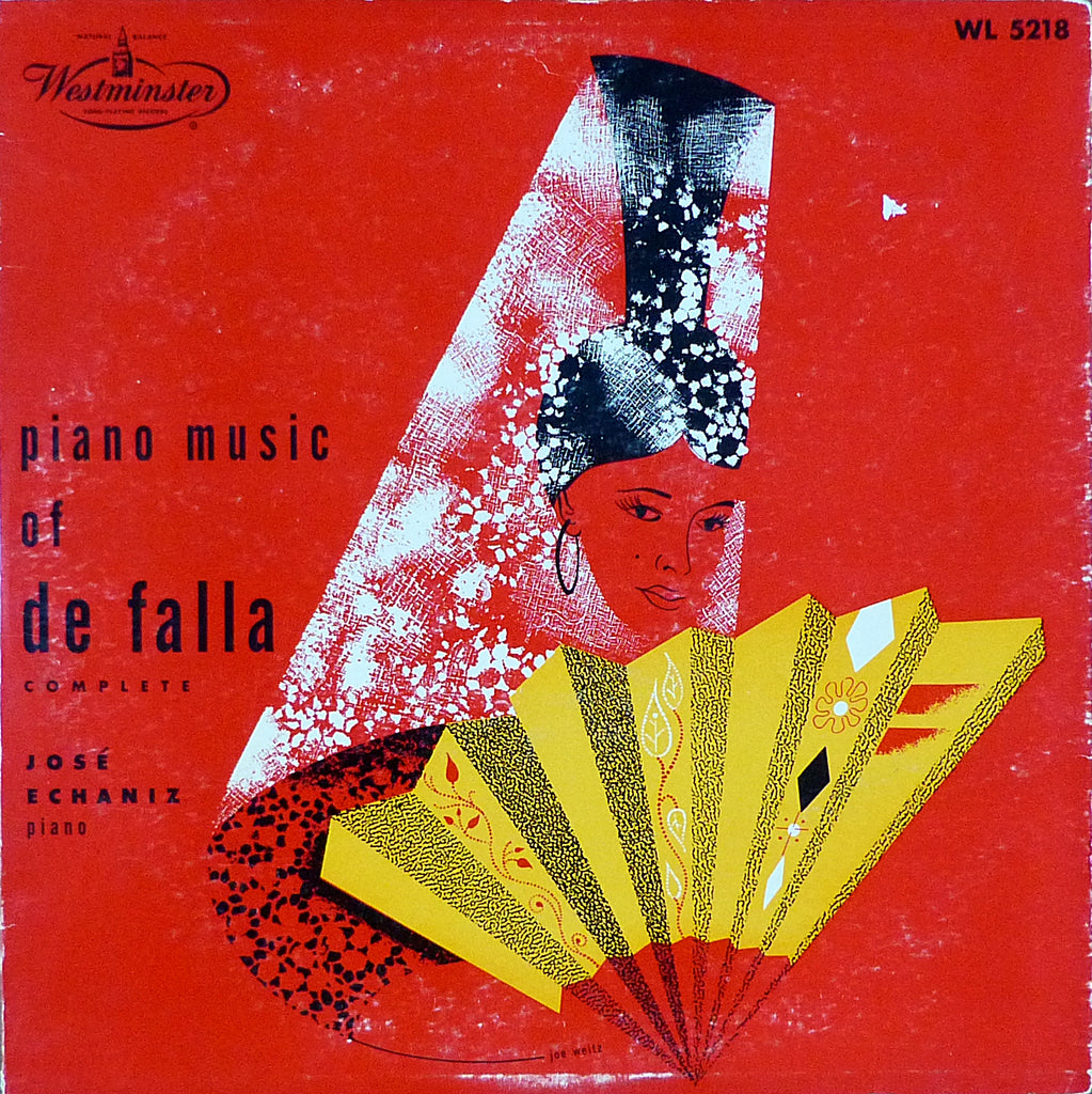 Echaniz: Falla piano music (El Amor Brujo, etc.) - Westminster WL 5218