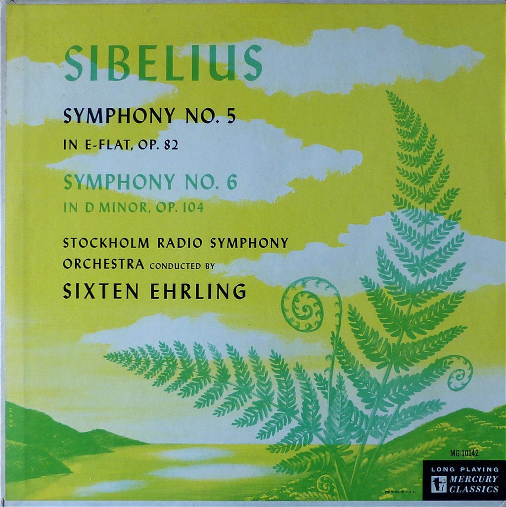 Ehrling/Stockholm RSO: Sibelius Symphony Nos. 5 & 6 - Mercury MG 10142